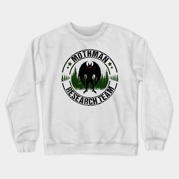 Mothman Silhouette Crewneck Sweatshirt by Tesszero